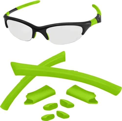 Vista 6 de Kits de calcetines de repuesto compatibles con gafas de sol Oakley Half Jacket/Half Jacket XLJ Kit de goma negra
