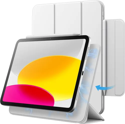 Vista 9 de JETech Funda magnética para iPad (A16) de 11ª/10ª generación (2025/2022), accesorio magnético, funda delgada para tableta con encendido y apagado