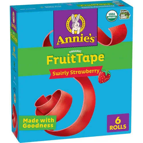 Vista 26 de Bocadillos Orgánicos Building Blocks de Annie's con Sabor a Fruta, Sabores de Frutas Variados, Sin Gluten, 10 Bolsas, 7 oz Formas de bloques