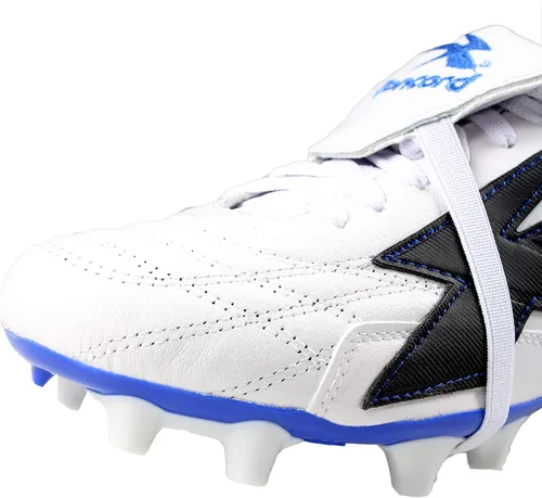 Vista 7 de Auténticos tacos de fútbol Concord estilo S160XI color blancoazul