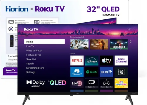 Vista 10 de HORION Roku TV 58 pulgadas 4K UHD con Quantum Dot Color Smart QLED