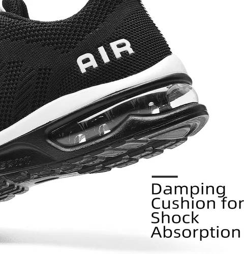 Vista 3 de Lamincoa Tenis de correr para mujer, ligeros, con cojín de aire, para caminar, tenis para mujer