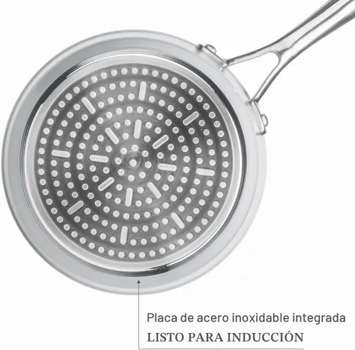 Vista 7 de TECHEF - CeraTerra Collection, cacerola antiadherente de cerámica de 2 cuartos con tapa de vidrio (sin PTFE, PFAS ni PFOA), fabricada en Corea
