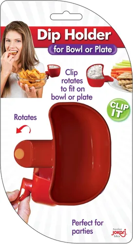 Vista 2 de Soporte giratorio para platos de grosor estándar. Sirve salsas, aderezos o condimentos sin tocar la comida para ahorrar espacio en platos