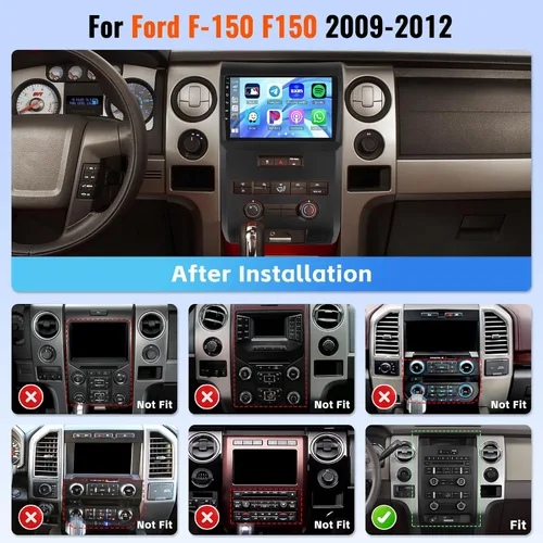 Vista 2 de Estéreo del coche 4+64G Android 15 para Ford F150 F-150 2009-2012, pantalla