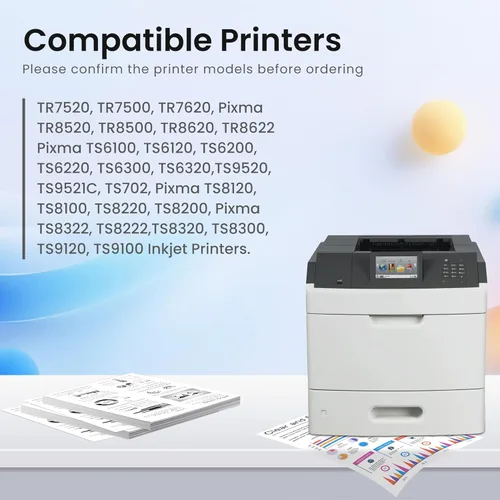 Vista 2 de GREENBOX Paquete de 15 cartuchos de tinta PGI-280XXL/CLI-281XXL de repuesto para cartuchos de tinta Canon 280 281 XXL 280XL 281XL para TR8620a