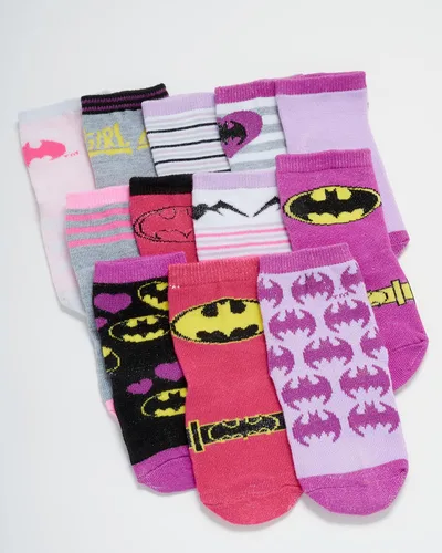 Vista 6 de DC Comics Baby Boys and Girls Socks - 12 Pack Batman, Wonder Woman, Superman, Justice League, Super Girl Socks (0-24M)