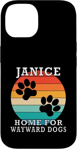 Vista 4 de Janice Home for Wayward Dogs Family Name Case for iPhone 16