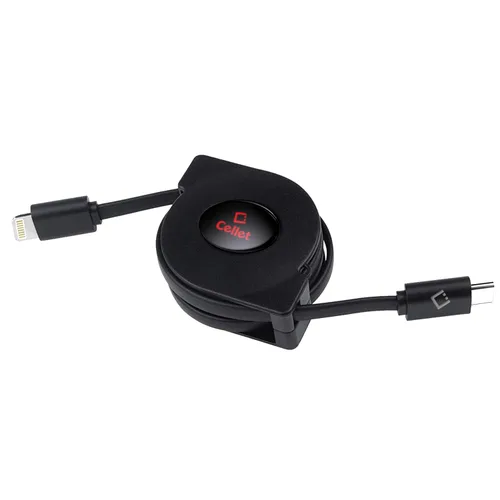 Vista 12 de Cable Lightning retráctil para iPhone, cable de carga compatible con Apple iPhone 14 Pro Max Plus mini 13 12 11 Xs Xr X SE 8 7 6 5 iPad Pro Air Mini