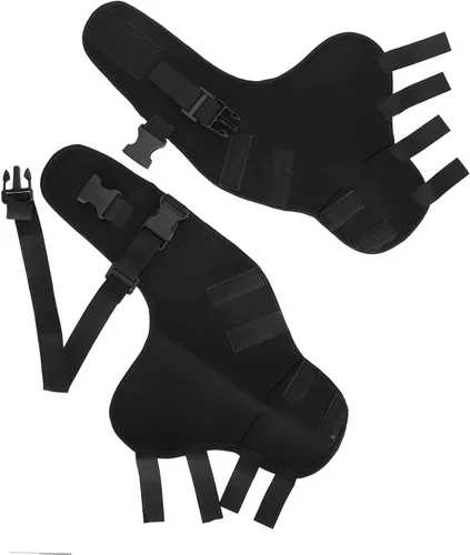 Vista 7 de Protector de patas traseras de perro para mascotas, rodillera ajustable, soporte para piernas, soporte de hockey para perros, envoltura