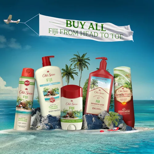 Vista 9 de Old Spice Desodorante y antitranspirante para hombre, frescura duradera 24/7, protección avanzada contra el sudor y el olor con acondicionadores