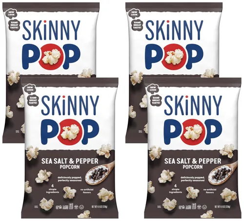 Vista 14 de SkinnyPop Palomitas de maíz, lima de aguacate, aperitivo de grano entero, aperitivo sin lácteos, bolsa de 4.4 onzas