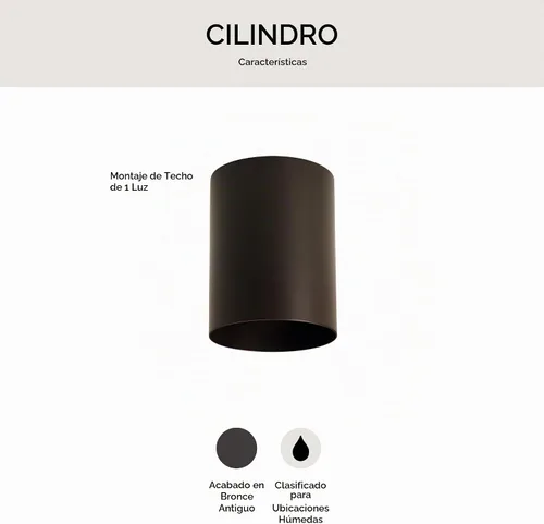 Vista 3 de Progress Lighting Lámpara de techo de 5 pulgadas cilíndrica para exterior, lámpara de techo empotrada moderna de 1 luz, iluminación