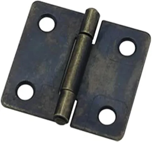 Vista 11 de Antrader Bisagras para Gabinete, Bisagra de Tope Plegable de Metal de 1" x 3/4" para Puerta de Gabinete y Armario, Negro, Paquete de 24