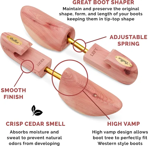 Vista 3 de Stratton Botas de cedro occidentalárbol del zapato para los hombres - Cedro rojo aromático