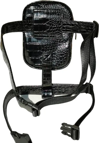 Vista 4 de Arnés de pierna - Bolsa de muslos de cuero sintético - Negro