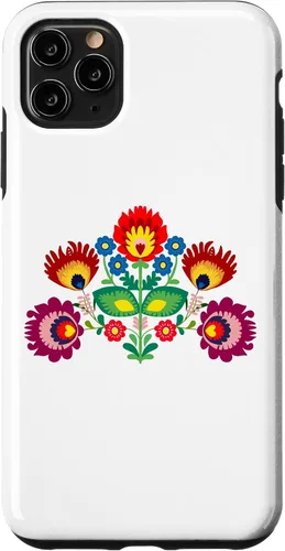 Vista 13 de iPhone 16 Polish Traditional Folk Pattern, Eastern Folklore Case