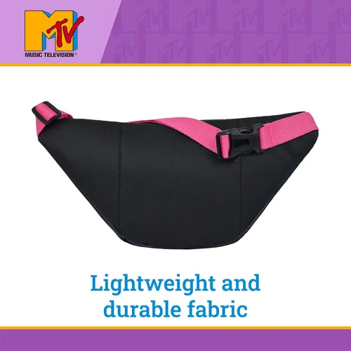 Vista 4 de MTV Logo Fanny Pack, Crossbody Waist Belt Bag