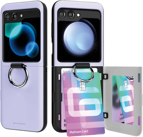 Vista 41 de GOOSPERY Parachoques magnético para puerta compatible con Galaxy Note 10, estuche tipo billetera con tarjetero, cierre automático por iman, funda