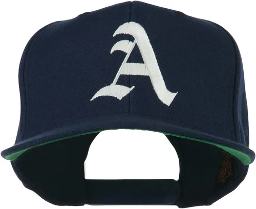 Vista 8 de e4Hats Gran Inglés Antiguo Un Gorra Plana Bordada Negro