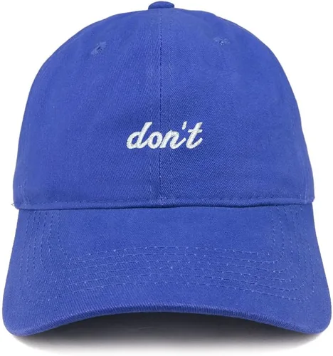 Vista 10 de Don bordado algodón cepillado ajustable Cap Papá Sombrero marino