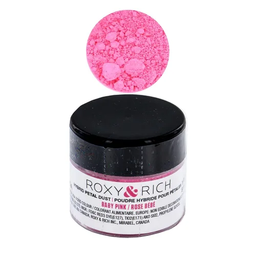 Vista 13 de Roxy & Rich - Polvo híbrido de pétalos en polvo, color alimentario, volumen de 0.3 fl oz, color azul bebé
