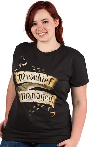Vista 2 de Harry Potter Camiseta Marauders Map Mischief Managed Juniors