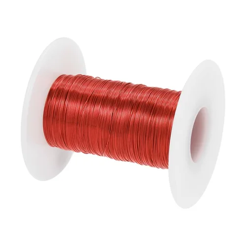 Vista 56 de MECCANIXITY - Alambre magnético de calibre 46 AWG - 0.04mm Hilo de cobre esmaltado - Bobina de alambre magnético de 14669 pies (4471m) - 50g Grado F