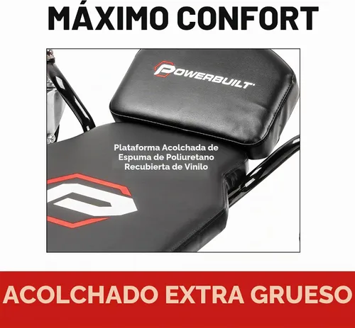 Vista 5 de Powerbuilt Plataforma móvil con ruedas grandes, para Overlanding, ruedas todoterreno, con reposacabezas ajustable - 642955ECE