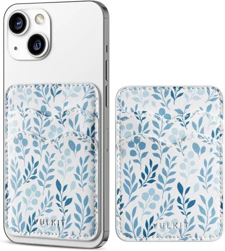 Vista 13 de VULKIT Soporte adhesivo para tarjetas Compatible con iPhone, cartera de cuero para teléfono celular, estuche para tarjetas de crédito, adhesivo