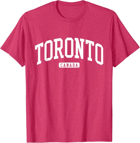 Vista 24 de Camiseta estilo universitario de Toronto Canada, Negro