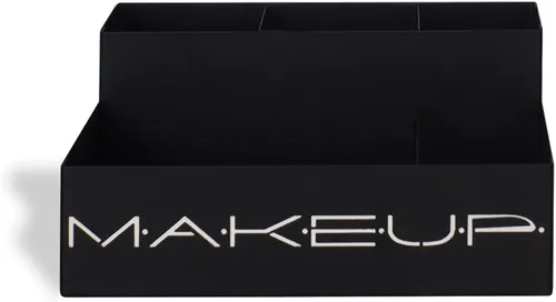 Vista 3 de GEGUTON Caja organizadora de maquillaje, exhibición organizativa para maquillaje, juego de almacenamiento de acero para cosméticos, regalos
