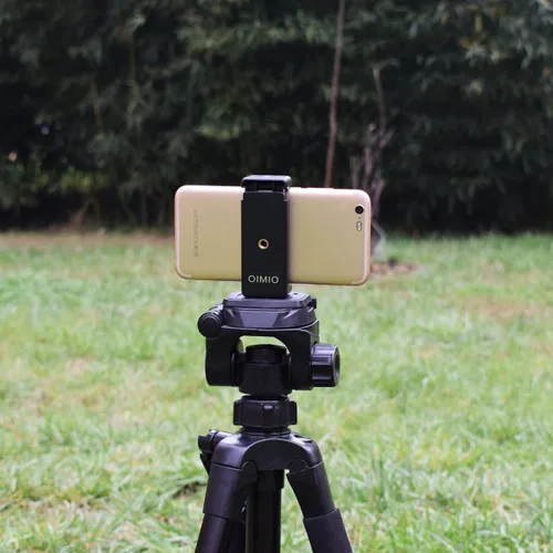 Vista 8 de Adaptador universal de montaje en trípode para teléfono celular, cabezal de conector de clip de soporte de teléfono OIMIO utilizado para monopod