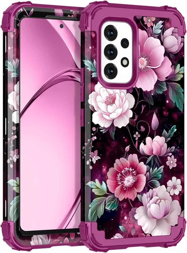 Vista 15 de Rancase Compatible con Galaxy A16 5G Funda, Protección Resistente a los Golpes de Tres Capas de Servicio Pesado Parachoques de Plástico Duro + Funda