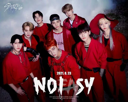 Vista 5 de Stray Kids NOEASY 2nd Album Jewel Case I.N Cover CD+20p PhotoBook+1p Sticker+1p PhotoCard+Message PhotoCard Set+Tracking Kpop Sealed
