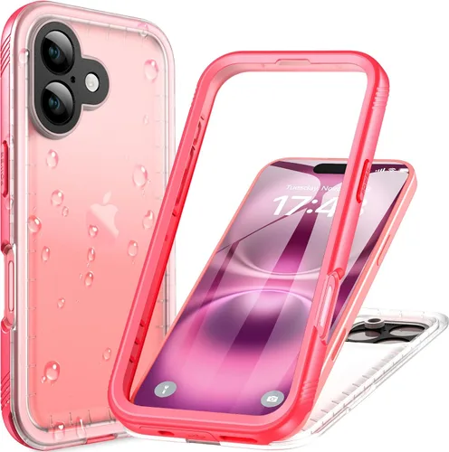 Vista 65 de Cozycase TOP - Funda impermeable militar IP68 para iPhone XR, resistente 360 a prueba de golpes, cuerpo completo, con protector de cámara