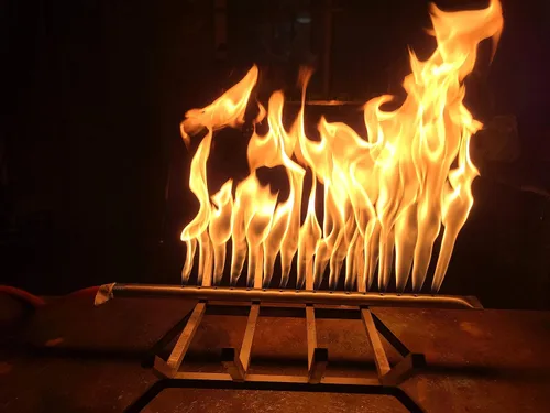 Vista 4 de Tubo de quemador de 17.5-24 pulgadas para chimenea de gas encendedor de troncos de gas (tubo de 18 pulgadas)