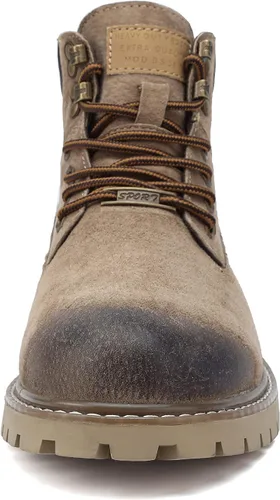 Vista 4 de EYUSHIJIA Botas de senderismo impermeables para hombre, botas de nieve para caminar
