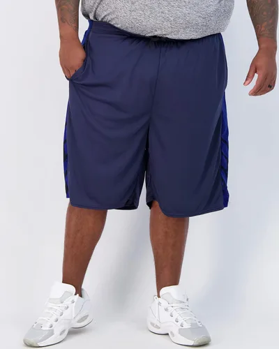 Vista 4 de Real Essentials - Big & Tall - Pantalones cortos deportivos para hombre, con tecnología Dry-Fit y Mesh Active, paquete de 3 unidades (Tallas 3X-5X)