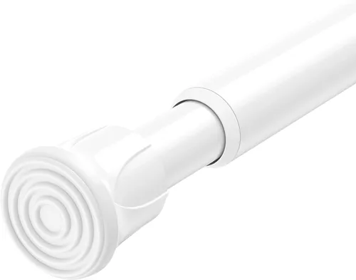 Vista 19 de Pack de 2 cortineros con resorte de tensión de 8 a 12.5 pulgadas, cortineros mini DIY sin necesidad de perforación para ventanas delgadas, armarios