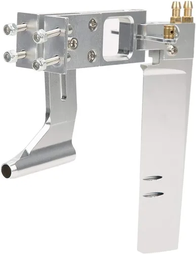 Vista 6 de Conjunto de timón de barco a control remoto, eje flexible de 0.2 pulgadas con soporte Kits de timón integrado de 4.3 pulgadas para modelo de barco
