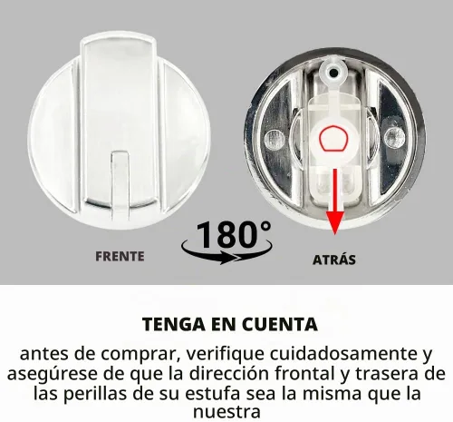 Vista 2 de AEZ73293801 - Perilla de estufa para horno de gas, conjunto de perilla de control (5 piezas)