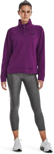 Vista 4 de Under Armour Sudadera con capucha Armourfleece con cremallera de un cuarto para mujer