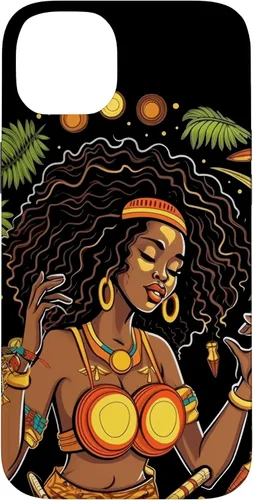 Vista 15 de Funda para iPhone 16 Rasta Reggae Music Cannabis Weed Leaf 420 Rastafarian Women