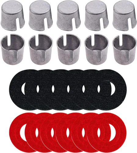 Vista 10 de Kit de Limpieza y Reparación de Terminales de Batería Ampper, Kit de Limpieza de Terminales de Batería con 5 Cuñas, 2 Cepillos y 12 Arandelas
