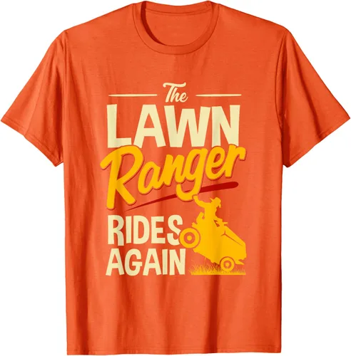 Vista 56 de The Lawn Ranger Rides Again - Camiseta de corte de césped Azul Marino
