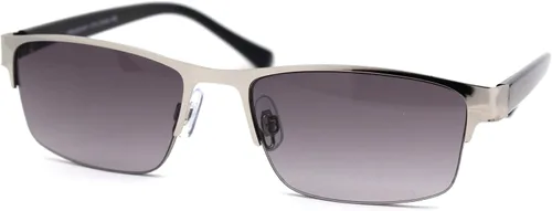 Vista 6 de SA106 Gafas de sol de lectura progresivas focales de media montura para hombre