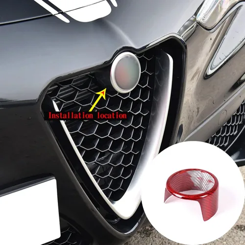 Vista 2 de Marco decorativo para rejilla delantera, soporte envolvente para letrero de insignia, decoración de automóvil con contorno de rejilla delantera