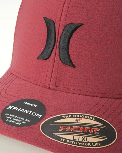 Vista 3 de Hurley Phantom Flexfit - Gorra de béisbol ajustada para hombre, talla L-XL, gris