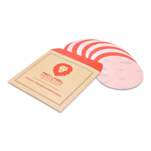 Vista 9 de Discos de lijado húmedos con gancho y bucle (velcro) de 5 pulgadas, 10